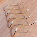 twist wave gold✨10pcs✨ツイスト ウェーブ ゴールド チャーム
