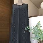 お値下げ‼️ しなやか素材  水玉ワンピ Aラインシルエット  
