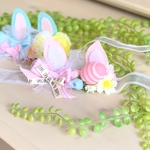 🐰イースターバニー🐰  ☆ピンク☆  うさ耳ヘッドドレス☘️