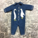 アヒルチャンつなぎ紺11 <適応サイズ:オビツ11、ねんどろいどどーる>
