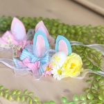 🐰イースターバニー🐰  ☆ブルー☆  うさ耳ヘッドドレス☘️