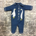 アヒルチャンつなぎ紺15 <適応サイズ:オビツ11、ねんどろいどどーる>