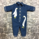 アヒルチャンつなぎ紺17 <適応サイズ:オビツ11、ねんどろいどどーる>
