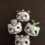 オーダーブローチ４匹フェレットちゃん