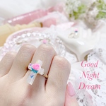 cross rose ringホワイト