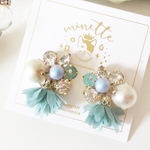 Swarovski flower pierce