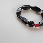 *lotus flower w/coral and buffalo horn