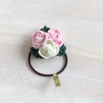 新作 🌹ローズブーケのヘアゴム/ピンクミックス🌹
