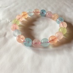 🍬キャンディカラー🍬 極上クラス　ベリル ブレスレット  アクアマリン モルガナイト エメラルド ヘリオドール 
