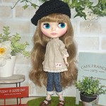 No.1517  リネントップスとロールアップデニム