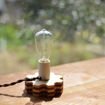 歯車型テーブルランプ