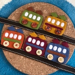 電車 アップリケ