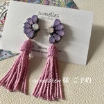 ご予約   fowers with tussel  /  mini / lavender & pink