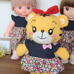 カラフルお花のはなちゃんサイズワンピース【186】