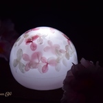 No.141 LED 花キャンドル 桜ピンク