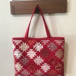 【Sakura様ご予約品】パッチワーク☆アンビルのトートバッグ☆レッド