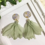 アナベル♡シフォンタッセルイヤリング
