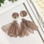 アンティーク紫陽花のイヤリング♡