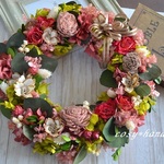 【母の日2019】ドライローズのガーデンwreath