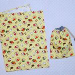 ＜he***さまご依頼品＞厚地ランチョンマット40×60と巾着袋