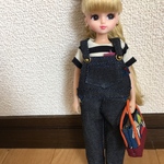 再販！きのこパンダオーバーオール☆送料込