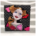 ロラライハリス柄 3つポケット小銭入れ