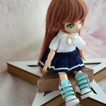 オビツ11(C)ミニスウィーツドール アウトフイット   春のワンピース(malin)