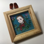【ミニ絵画】ホトケノザ