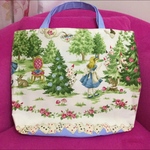 女の子柄 レッスンバッグ  トートバッグ  入園グッズ 入園準備 外出用品