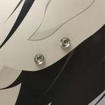 【3054】透明金クル　小さいステンレスピアス 