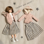 リカちゃんの服（パーカー&スカート）