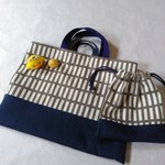 オーダー　机フック付きレッスンバッグ(北欧スタイル)