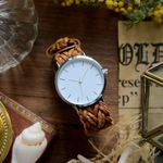 編み込みベルトが可愛い腕時計  レディース 革ベルト  オシャレ 時計 レディース 防水 レトロ  誕生日 プレゼント 女性　