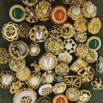 アンティーク調ボタン ランダム