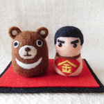 再び・五月人形☆金太郎とくま