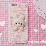 ♡　うさぎさん　《  お花畑　》　２　⋈ ｉＰｈｏｎｅ６カバー　♡