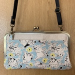 親子がま口のお財布ショルダー（S）・猫柄2