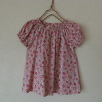 花柄スモックブラウス　size110