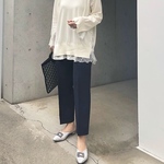  パステルスラックス(ネイビーM) 