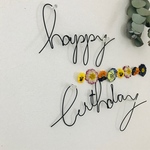 バースデーガーランド  小花Ver誕生日の飾りに ドライフラワー