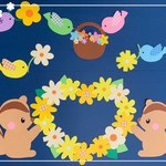 壁面 〝きいろ♡リース〟