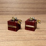 フレットキューブピアス サッチーネ ふりふりタイプ