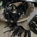 パールフリンジブレード　Black（10cm単位）