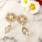 daisy 【a】14kgfピアス・イヤリング