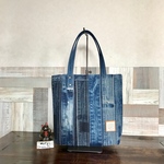 Sowelu2015様専用 m315 デニム手提げbag(パッチワーク)