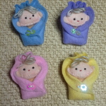 m.a09210826様専用ページ・おくるみ赤ちゃん・4人セット