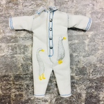 アヒルチャンつなぎ白4 <適応サイズ:オビツ11、ねんどろいどどーる>