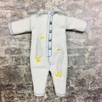アヒルチャンつなぎ白8 <適応サイズ:オビツ11、ねんどろいどどーる>