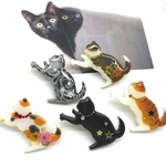うちの子ブローチ☆ 猫のダイカットブローチ 【受注・オーダー品】ネコ