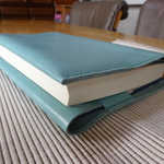単行本用革のブックカバー　T-7